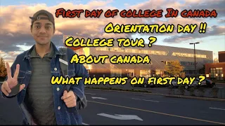 First day of college in canada 🇨🇦 | what happens | detailed information | LOVEPREET VLOGS |