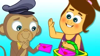 Kids Songs  And More | A Tisket A Tasket Song | HooplaKidz