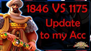 1846 VS 1175 KVK #C11904 | Update to the Future of my Account | Rise of Kingdoms