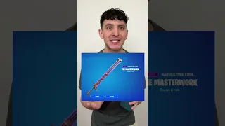 Only Fortnite Crew Members Can Get This SECRET Masterworks Pickaxe! #shorts