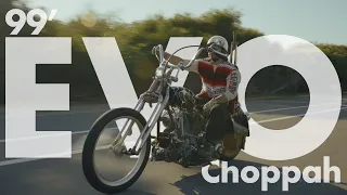 99' Harley Davidson EVO Chopper | Interview + RAW Exhaust Sound
