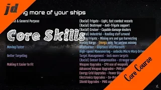 Core Course | Skills & Skill Planning in EVE Online