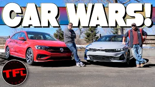 2021 Kia K5 vs. VW Jetta GLI: One Of These Cars Is MUCH Better Than The Other...But Which One?