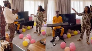 Tonto dikeh - Dbanj - Moses Bliss Surprise Birthday Worship Ministration With Emotional Tears