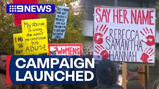 National campaign for changes in domestic violence after multiple deaths | 9 News Australia