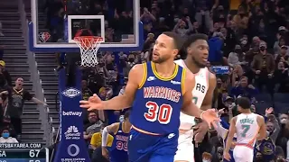 This Steph 'No-Look' THREE Is So Hype 👀