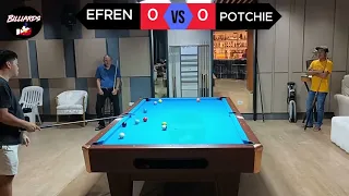 FULL MATCH CHAMP EFREN BATA REYES 7 10 + 2 WIN VS POTCHIE BULACAN