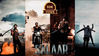 Salaar Movie Attitude WhatsApp status | Rebel Star Prabhas |  Prashanth Neel | Telugu 2024 🥵#salaar
