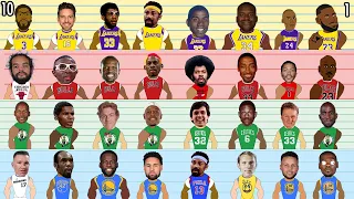 TOP 10 NBA PLAYERS FROM EVERY TEAM: ALL TIME! (NBA GOAT Comparison Animation)