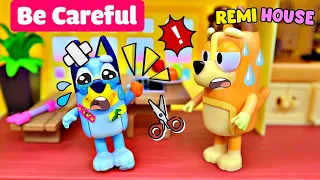 BLUEY Toy: Be Careful! 🚫 Learning from Mistakes and Growing Up | Safety for kids and Toddlers!