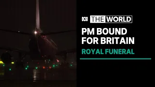 Prime Minister Anthony Albanese on route to Britain to attend The Queen's funeral | The World