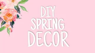 DIY весенний ДЕКОР КОМНАТЫ // 5 идей ВЕСЕННЕГО декора //DIY  SPRING room decor