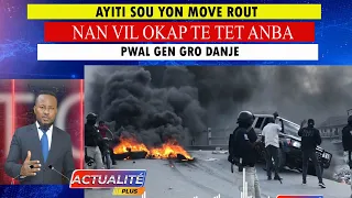 AYITI SOU MOVE ROUT NAN VIL OKAP TE TET ANBA