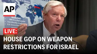 LIVE: Republican senators condemn restrictions on weapons for Israel