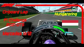 Mercedes W12 - Onboard Lap - Hungaroring - F1 Challenge 2021 DTS