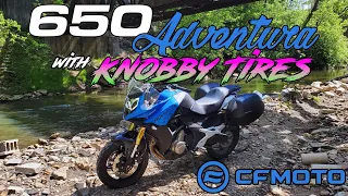 CFMoto 650 Adventura Test with Shinko 705 Tires