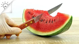 How To Cut Watermelon Like A Pro  | Thaitrick