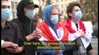 Police attack students in Belarus
