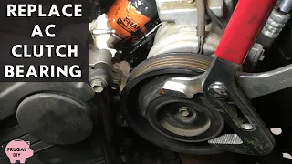 Remove and Replace AC Compressor Clutch and Bearing Without Removing Refrigerant or Compressor