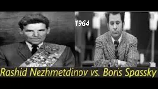 Rashid Nezhmetdinov (RUS) vs. Boris Spassky (FRA) / 1964  Sochi (Russia) 1 - 0