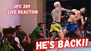 HILARIOUS Reaction to Charles Oliveira's INSANE KO WIN Over Beneil Dariush at UFC 289!!