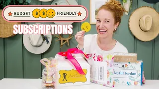 4 Affordable Subscriptions under $40 | Budget Friendly Subscription Boxes