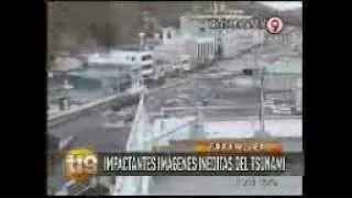 Telenueve - Impactantes imágenes inéditas del tsunami en Japón