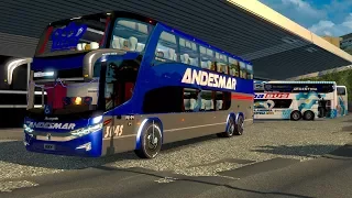 Regreso a Argentina! Chófer de ANDESMAR Marcopolo Paradiso G7 1800 Autobus