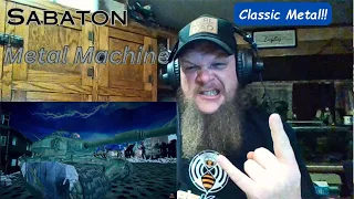 First time reaction / Sabaton - Metal Machine (lyric video)