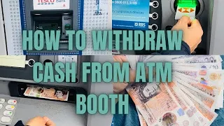 How to withdraw cash from the ATM booth // কিভাবে ATM বুথ থেকে টাকা তুলবেন