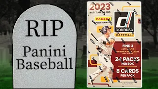 THIS RUINED PANINI BASEBALL... | 2023 Panini Donruss Baseball Hobby Box Review