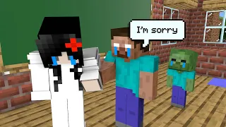 Monster School : Make Girlfriend Laugh - Funny Minecraft Animation