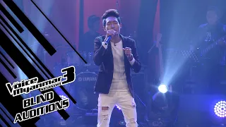 Nway Oo: "သီချင်းမဲ့ဂစ်တာ" - Blind Auditions - The Voice Myanmar Season 3, 2020