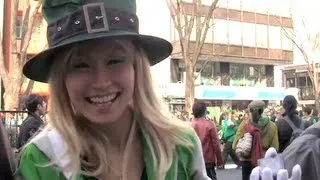 Japanese St Patrick's Day Parade in Harajuku, Tokyo