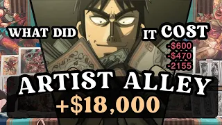 What Does it Cost to be a Convention Artist (with exact numbers and expenses) vlog