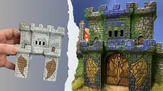 DIY Miniature Scratch Build Castle Gate Undercrag Ep. 8 Part Three