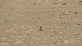 NASA JPL Mars Helicopter 'Ingenuity' Second Test Flight (2021)