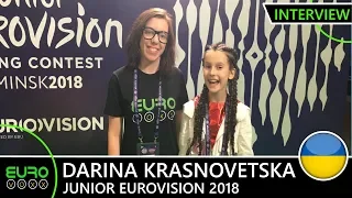UKRAINE: Darina Krasnovetska - Say Love (INTERVIEW) | Junior Eurovision 2018