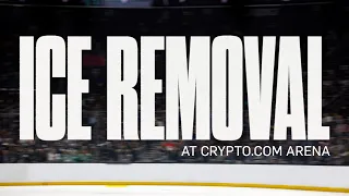 17 Minutes of Ice Removal of Crypto.com Arena is Oddly Satisfying | LA Kings