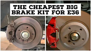 THE CHEAPEST BIG BRAKE KIT FOR BMW E36: Turbo LS Swap E36 Ep 23- e46 330i brakes bolt, on upgrade