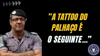 A historia por trás da tatuagem de palhaço para a policia..