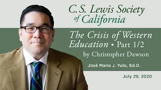 The Crisis of Western Education, by Christopher Dawson | Presentation by José M. J. Yulo, Part 1/2