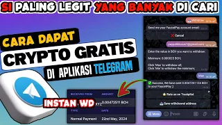 INSTAN WD‼️ Cara Dapat Crypto Gratis Terbaru Di Telegram Gratis Terbukti Membayar | Free Crypto