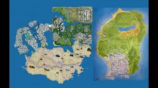 Evolution of Maps in GTA Games(1997-2013)