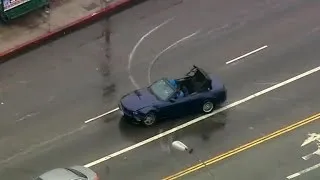 Bizarre Los Angeles car chase gets wilder by the second