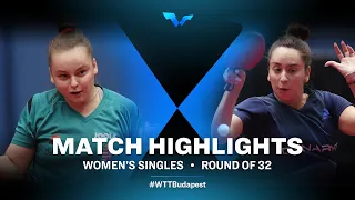 Leila Imre vs Izabela Lupulesku | WTT Contender Budapest 2021 (R32)