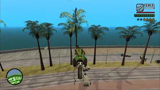 GTA SAN ANDREAS - CJ tries to anger the police and start a war with the military army