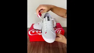 Tênis Coca-Cola Feminino Plataforma Daytona Branco CC1992