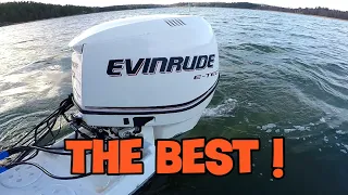 The Best Outboard Motor in the World ! Evinrude 250hp e-tec G1.