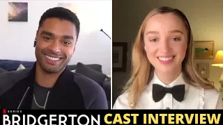 Bridgerton Interview -Phoebe Dynevor and Regé Jean Page